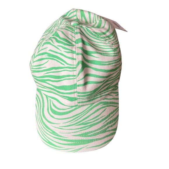 NWT Billabong Green Zebra Print Pipe Dad Hat - Picture 4 of 7